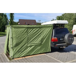 Ściany TYP 1 do markizy 1,25 x 2m zielone | Szekla4x4