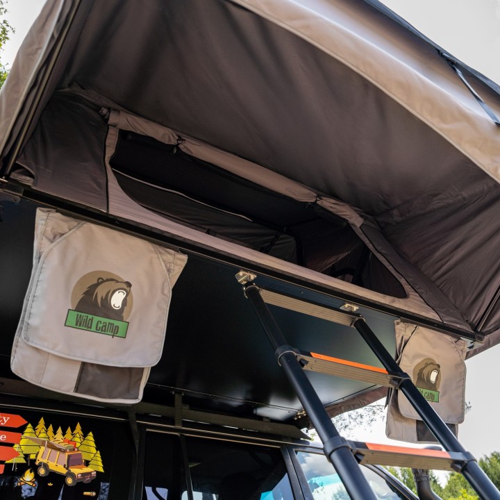 Przedsionek namiotu Wild Camp Hudson 160 szary | Szekla4x4