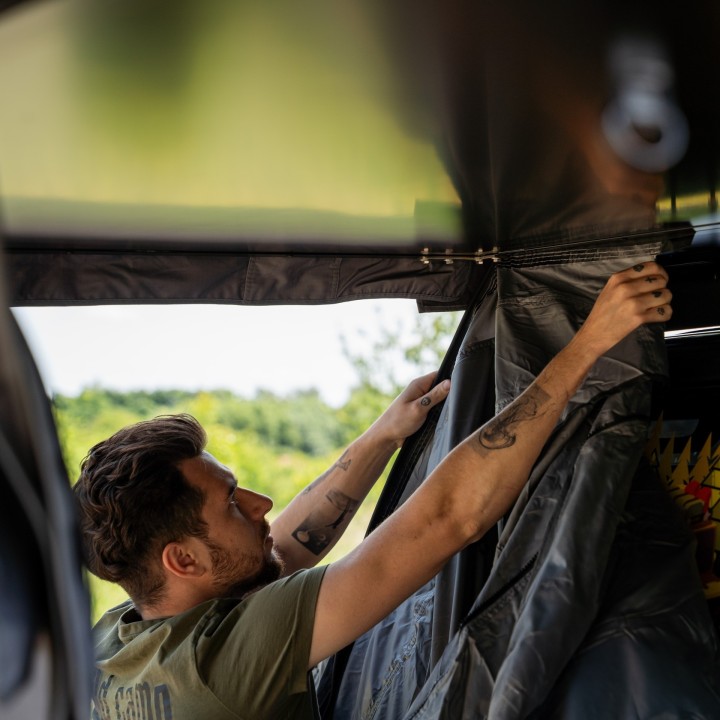 Przedsionek namiotu Wild Camp Hudson 160 szary | Szekla4x4