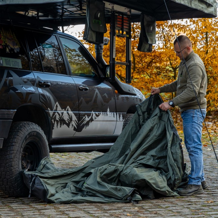 Wild Camp Missisipi II 180 Tent Annex, Green | Szekla4x4