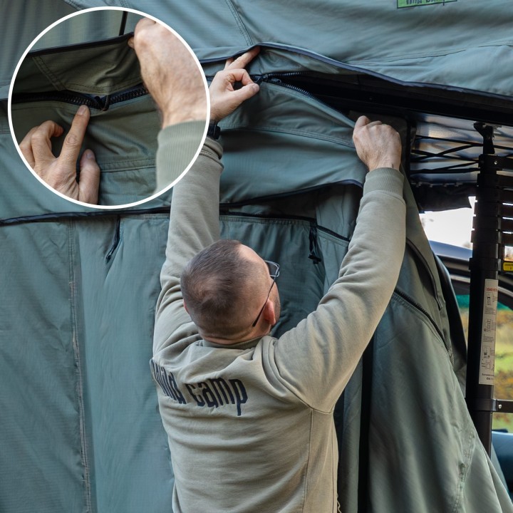 Przedsionek Wild Camp Missisipi II 180 zielony | Szekla4x4