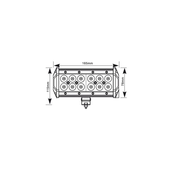 Listwa LED 36W FLOOD Habitat panel