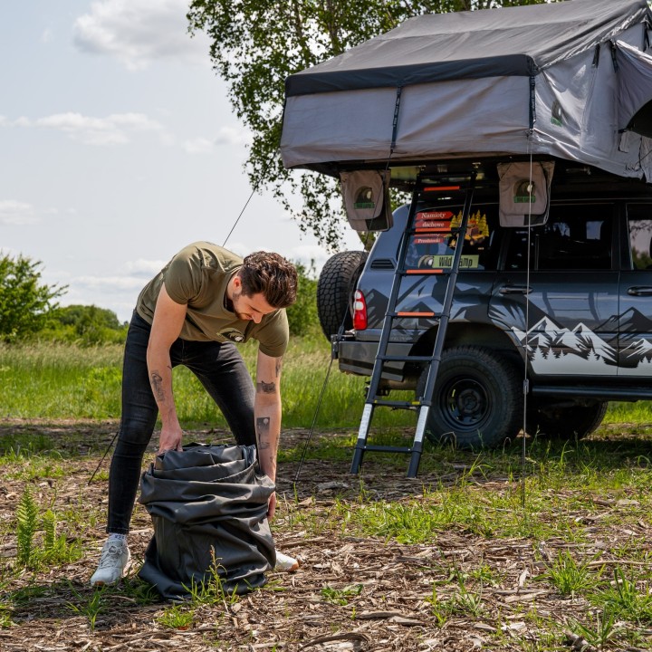 Przedsionek Wild Camp Hudson 220 szary | Szekla4x4