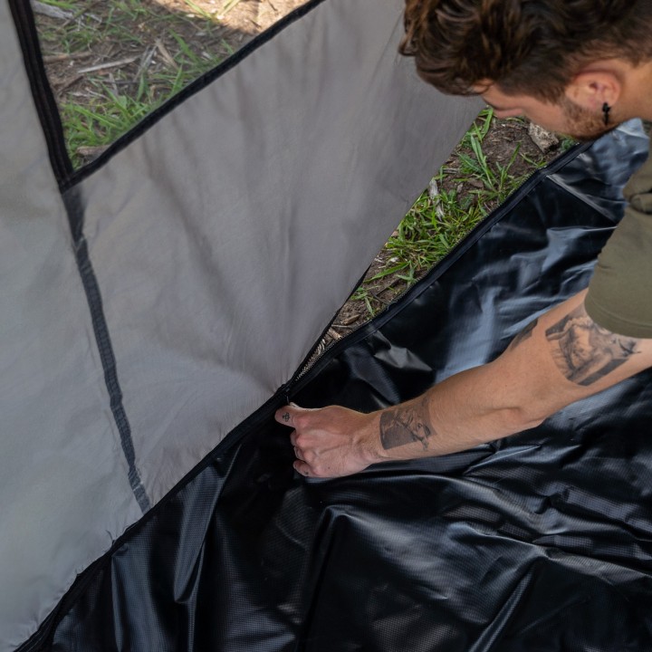 Przedsionek Wild Camp Hudson 220 szary | Szekla4x4