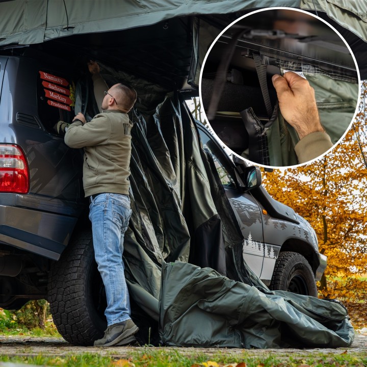 Przedsionek Wild Camp Missisipi II 220 zielony | Szekla4x4