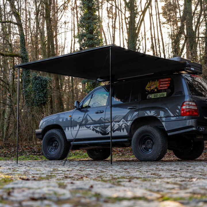 Markiza Wild Camp 2x2,5 m DAY&NIGHT czarna | Szekla4x4