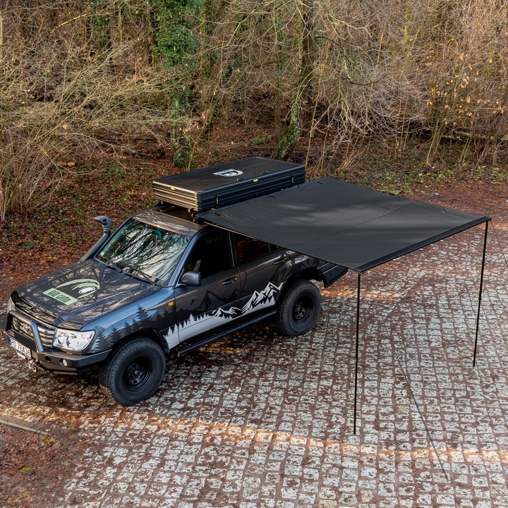 Markiza Wild Camp 2x2,5 m DAY&NIGHT czarna | Szekla4x4