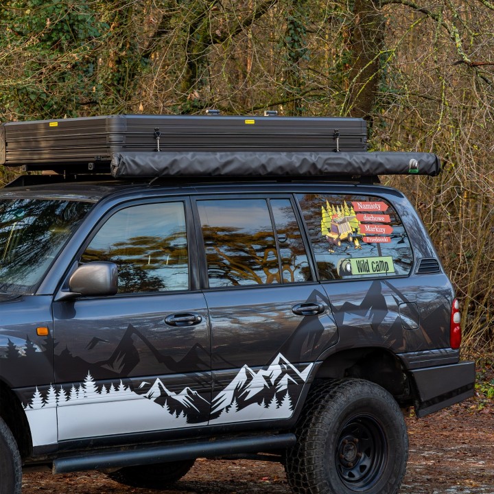 Markiza Wild Camp 2x2,5 m DAY&NIGHT czarna | Szekla4x4