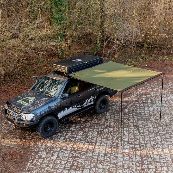 Markiza Wild Camp 2,5x3 m zielona z LED | Szekla4x4