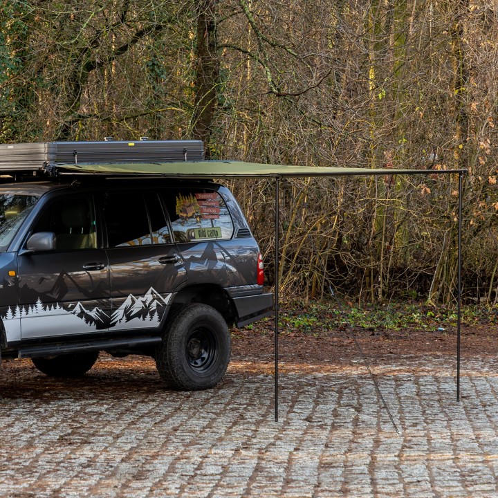 Markiza Wild Camp 2,5x3 m zielona z LED | Szekla4x4
