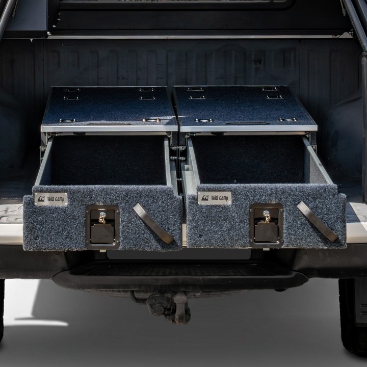 Szuflady wyprawowe Wild Camp do Ford Ranger | Szekla4x4