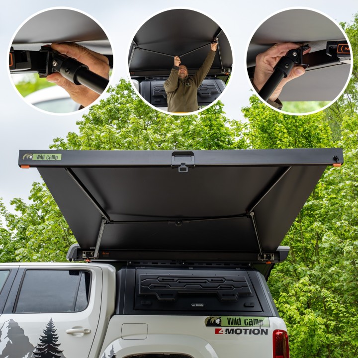 Markiza Wild Camp Horizon w kasecie aluminiowej | Szekla4x4