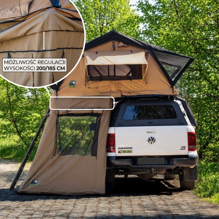 Przedsionek Wild Camp Ohio 160 Military | Szekla4x4