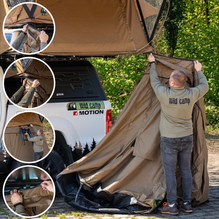 Przedsionek Wild Camp Ohio 140 Military | Szekla4x4