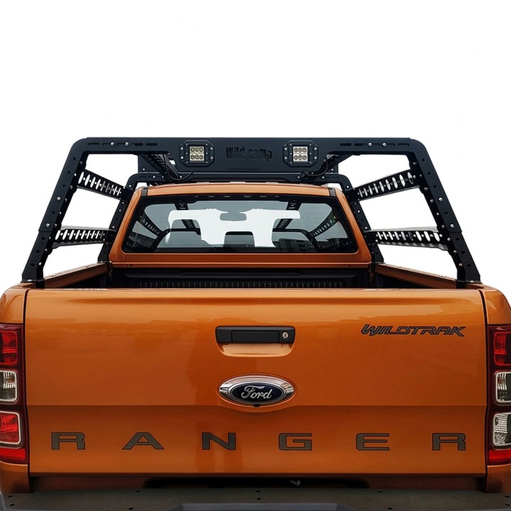 Bed Rack Wild Camp 130 cm z lampami LED na pakę | Szekla4x4