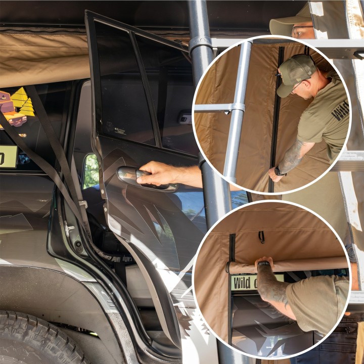 Przedsionek Wild Camp Ohio 220 Military | Szekla4x4