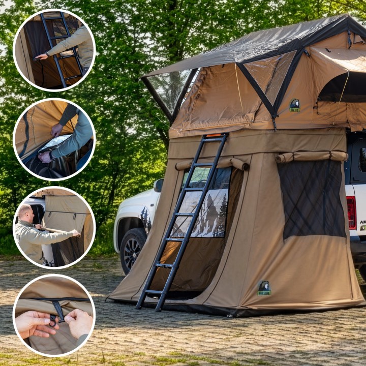 Przedsionek Wild Camp Ohio 180 Military | Szekla4x4