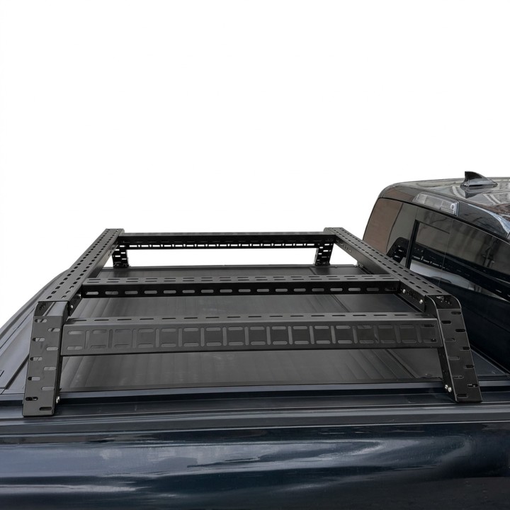 Niski bed rack Wild Camp 120 cm na pakę pickupa | Szekla4x4