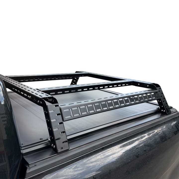 Niski bed rack Wild Camp 120 cm na pakę pickupa | Szekla4x4