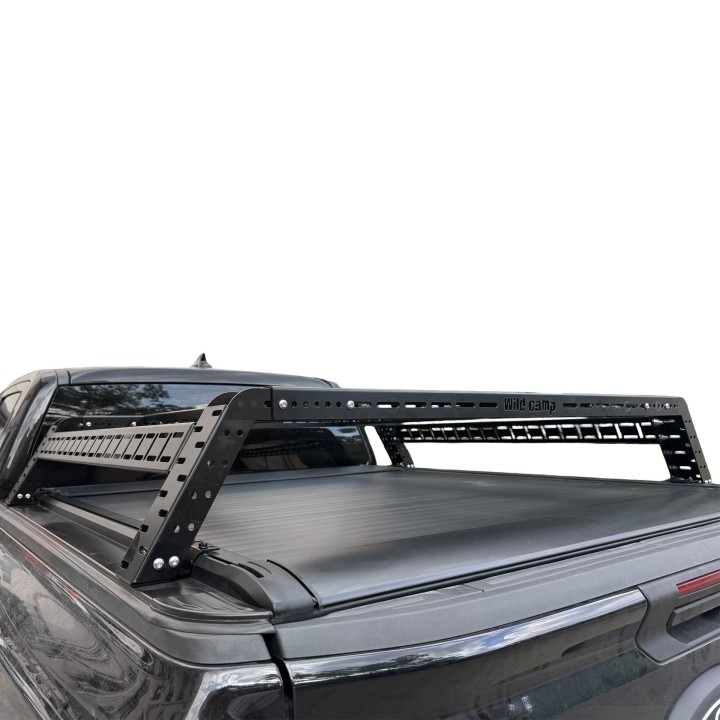 Niski bed rack Wild Camp 120 cm na pakę pickupa | Szekla4x4