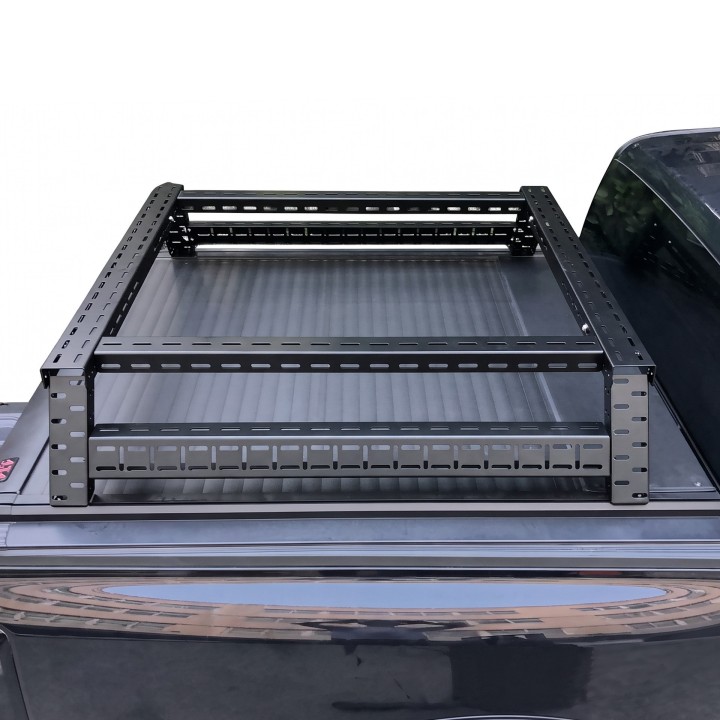Niski bed rack Wild Camp 120 cm na pakę pickupa | Szekla4x4