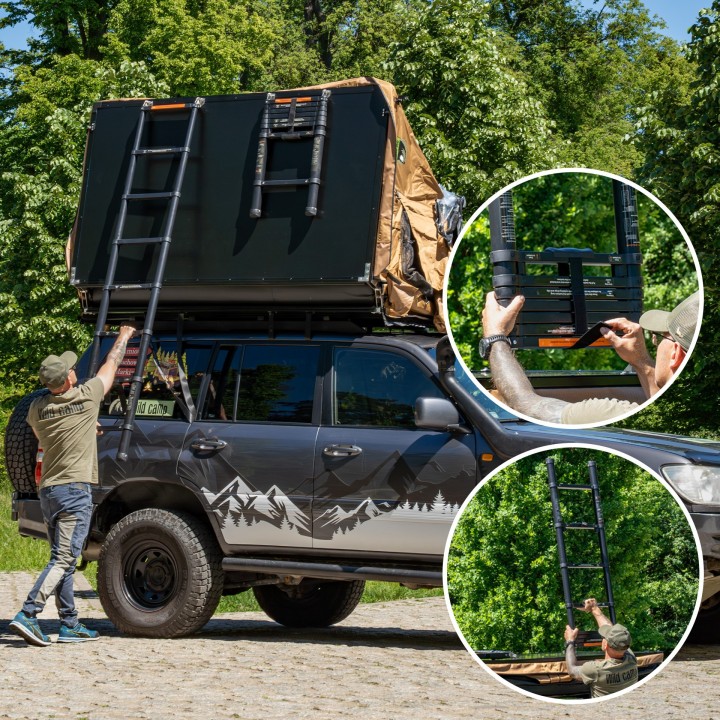 Namiot dachowy Wild Camp Ohio 220 Military | Szekla4x4