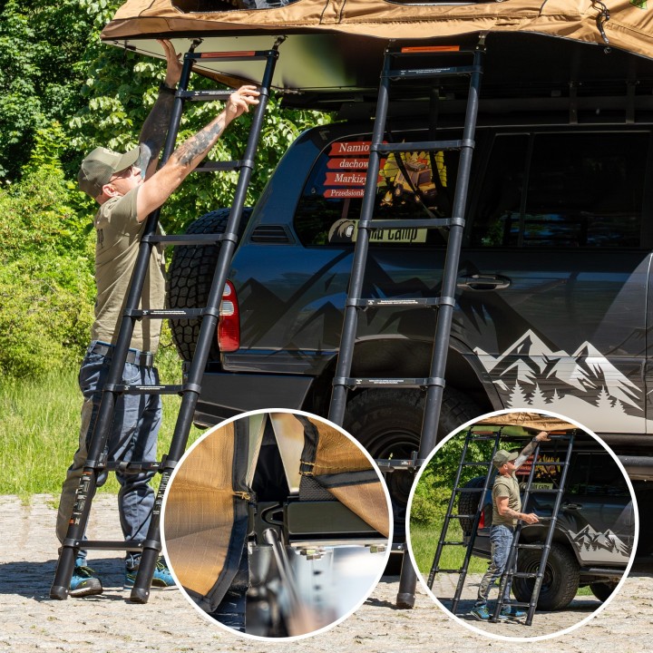 Namiot dachowy Wild Camp Ohio 220 Military | Szekla4x4