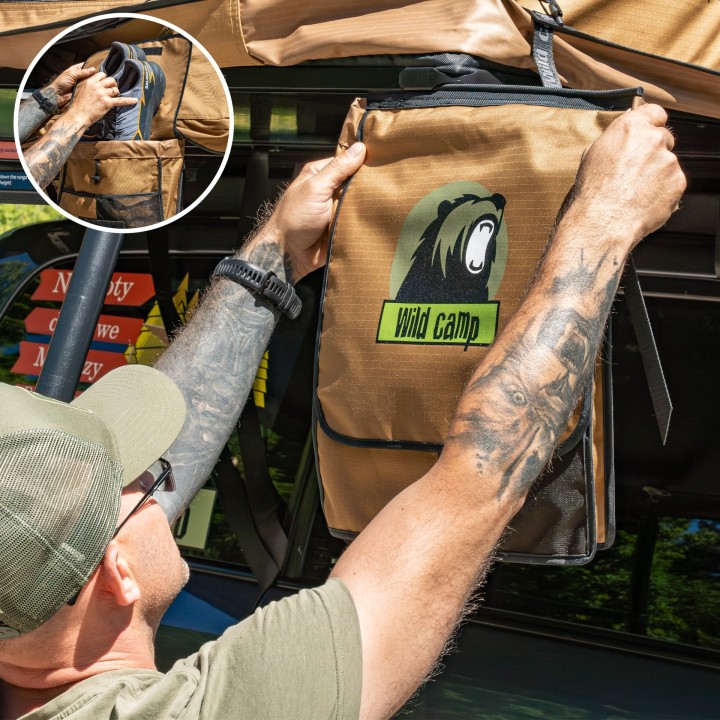 Namiot dachowy Wild Camp Ohio 220 Military | Szekla4x4