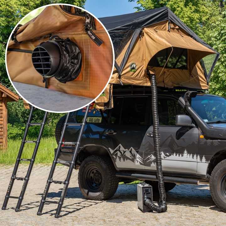 Namiot dachowy Wild Camp Ohio 220 Military | Szekla4x4