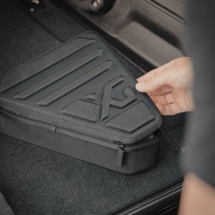 Twarde etui XG Cargo Mini – lewa torba Gama, 3 przegródki