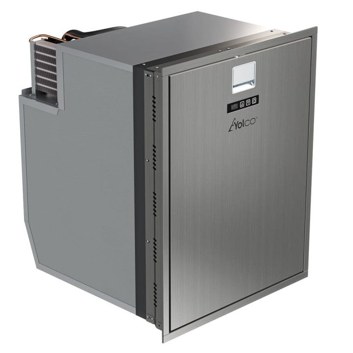 Yolco QL90 Silver – lodówka do zabudowy 85 l, 12/24V