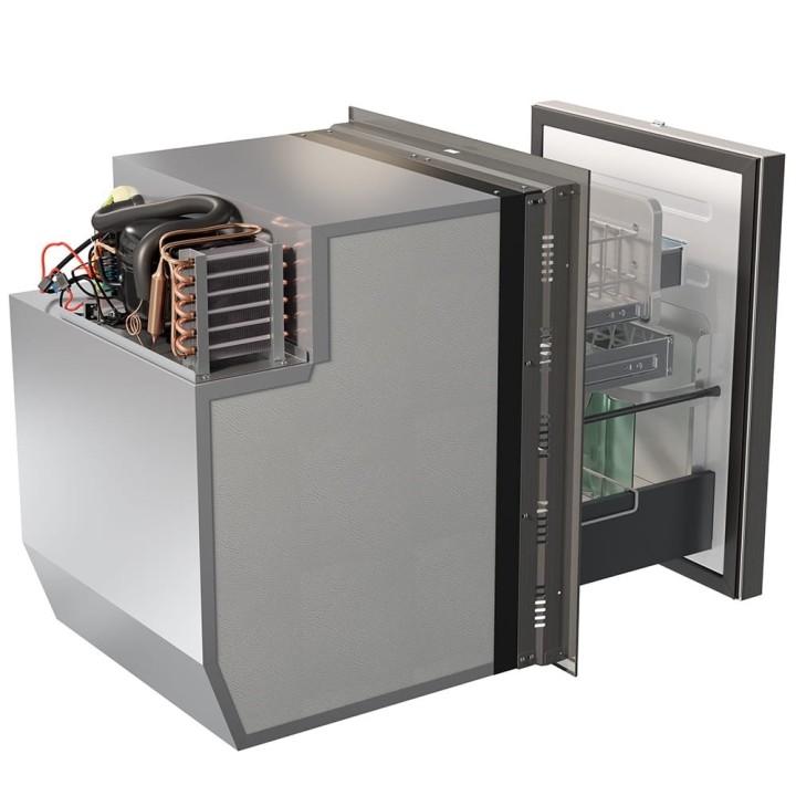 Yolco QL90 Silver – lodówka do zabudowy 85 l, 12/24V