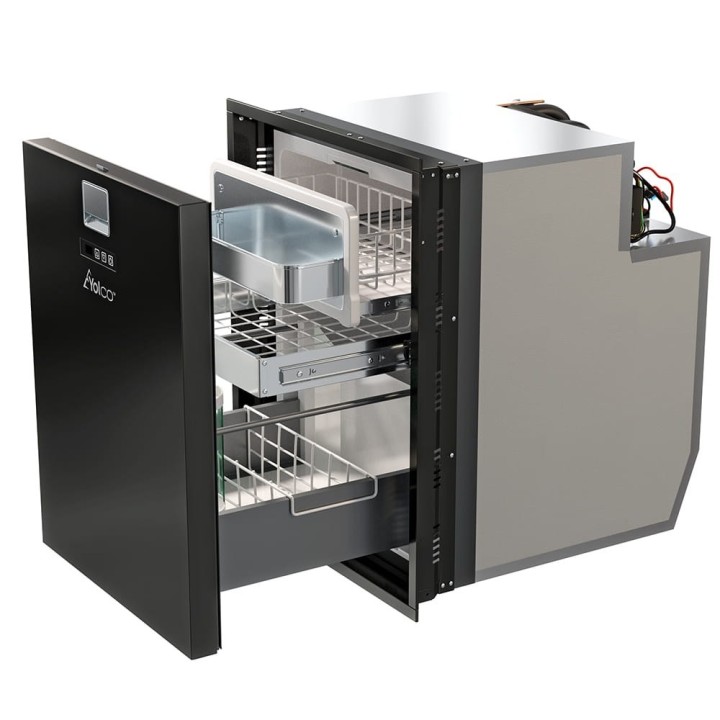 Yolco QL90 Black – lodówka do zabudowy 85 l, 12/24V