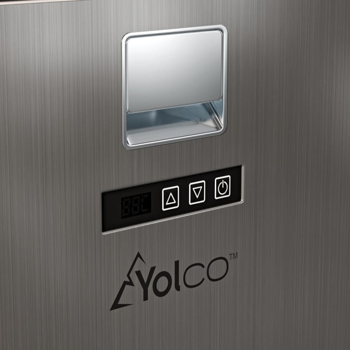 Yolco QL90 Silver – lodówka do zabudowy 85 l, 12/24V