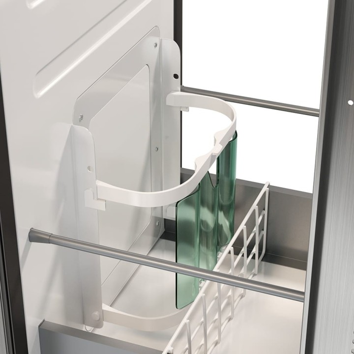 Yolco QL90 Silver – lodówka do zabudowy 85 l, 12/24V