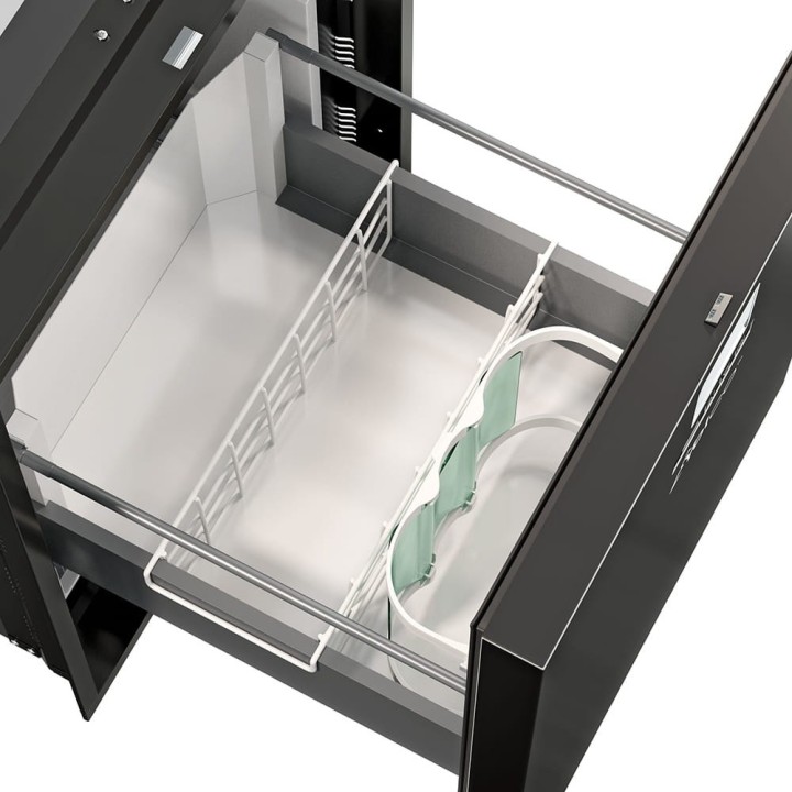 Yolco QL90 Black – lodówka do zabudowy 85 l, 12/24V