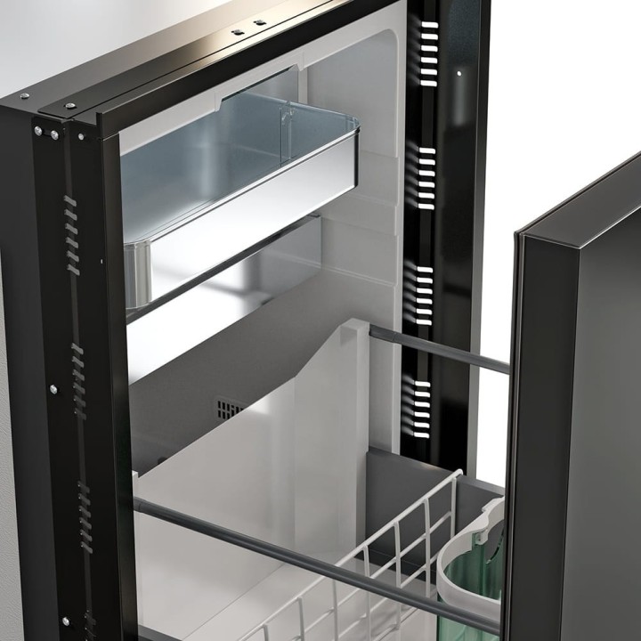 Yolco QL90 Black – lodówka do zabudowy 85 l, 12/24V