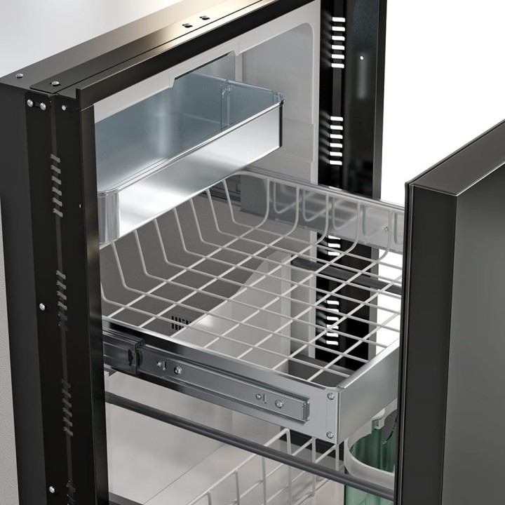 Yolco QL90 Black – lodówka do zabudowy 85 l, 12/24V
