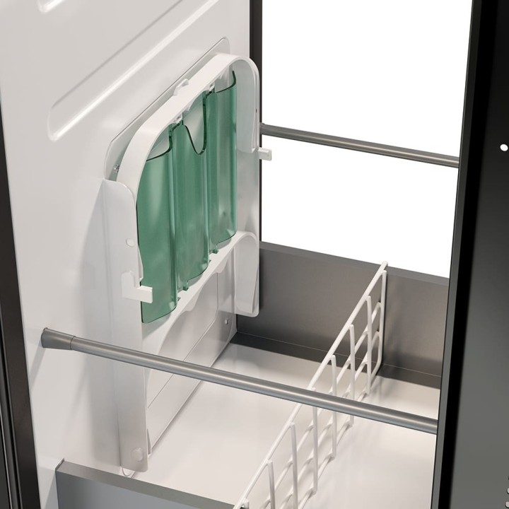 Yolco QL90 Black – lodówka do zabudowy 85 l, 12/24V