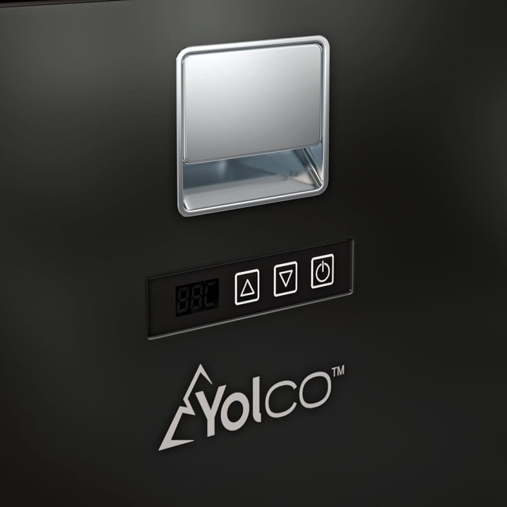 Yolco QL90 Black – lodówka do zabudowy 85 l, 12/24V