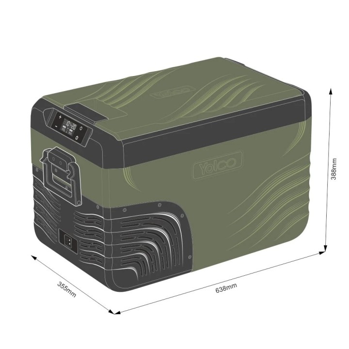 Lodówka Yolco KX30 Green 25 l Dual-Zone | Szekla4x4