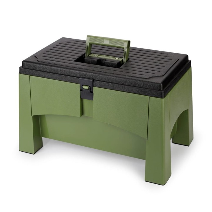Taboret ze schowkiem Yolco ST2 Green, zielony, 27,6 l