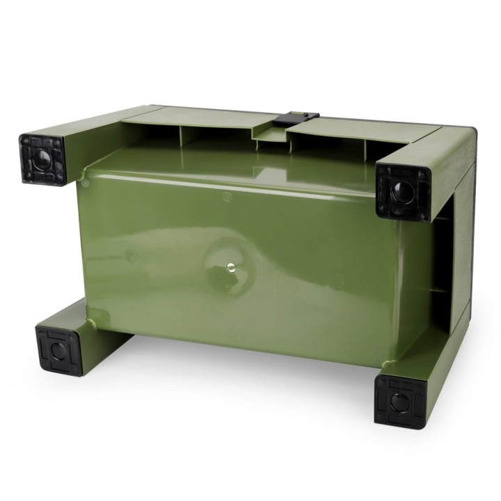 Taboret ze schowkiem Yolco ST2 Green, zielony, 27,6 l - ujęcie 6
