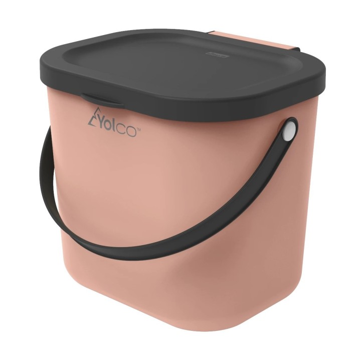 Pojemnik z pokrywą Mini multibag Yolco Albula 6 l, różowy
