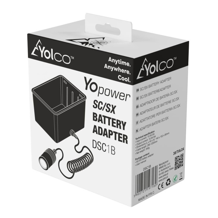 Adapter baterii Yolco DSC1B do lodówek | Szekla4x4