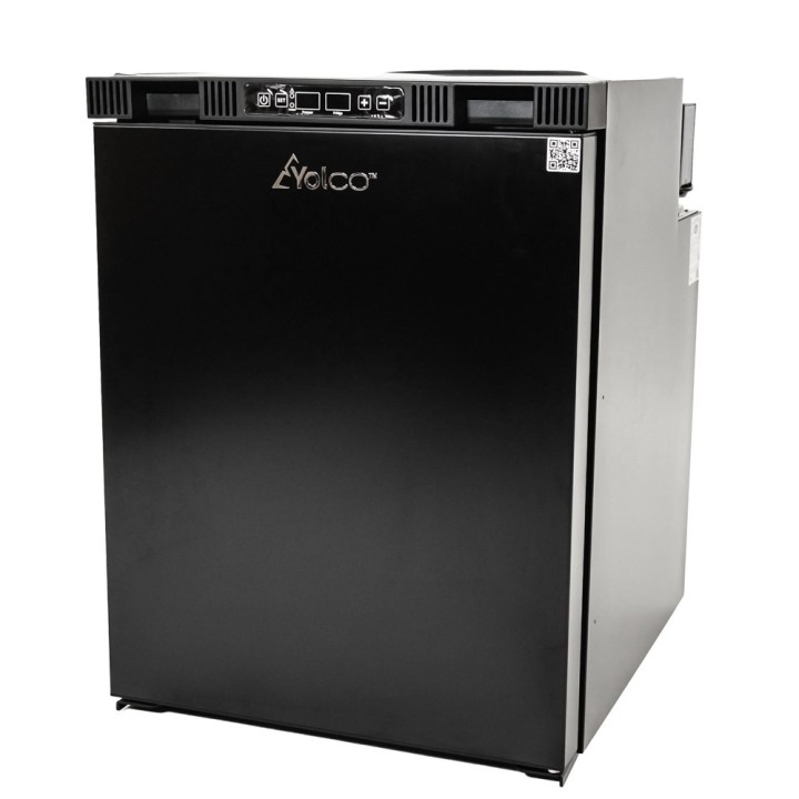 Yolco RL75M Black – lodówka do zabudowy 72 l, 12/24V