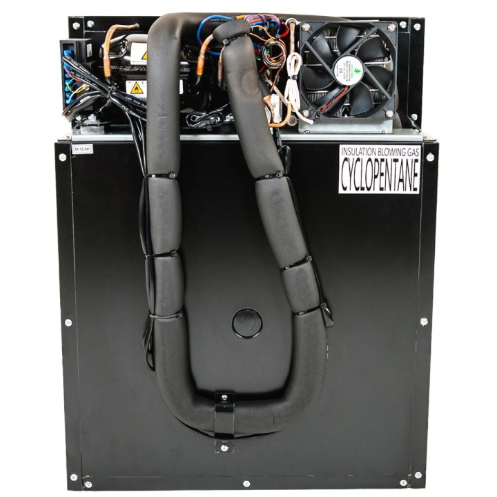 Yolco RL75M Black – lodówka do zabudowy 72 l, 12/24V