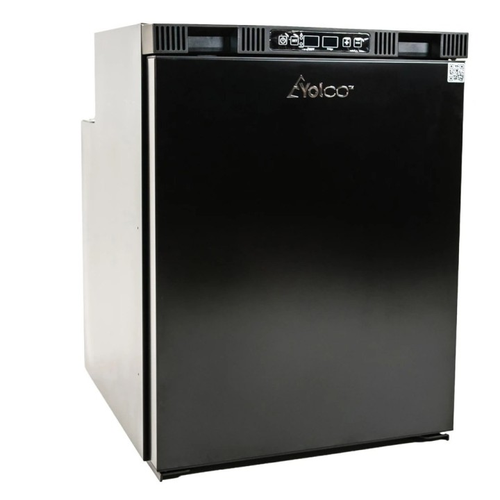Yolco RL75M Black – lodówka do zabudowy 72 l, 12/24V