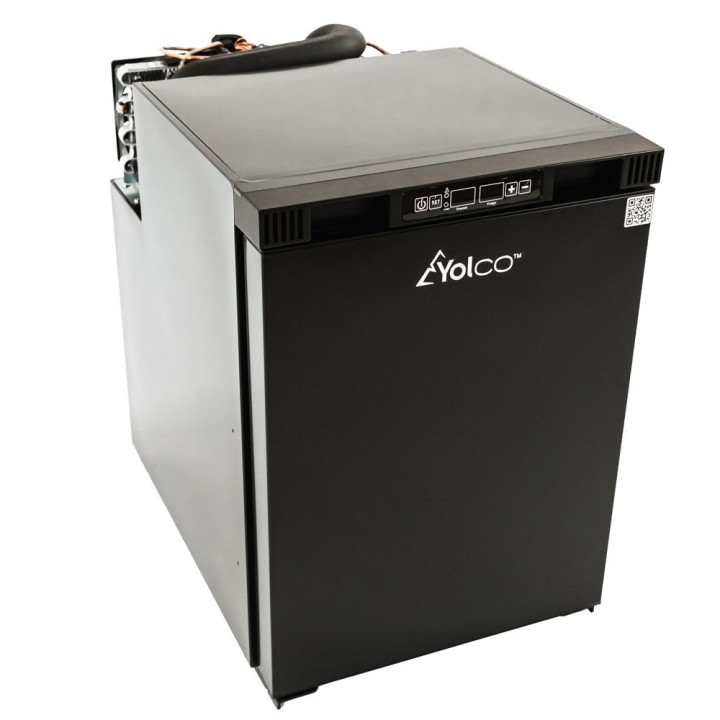 Yolco RL50M Black – lodówka do zabudowy 42,6 l, 12/24V