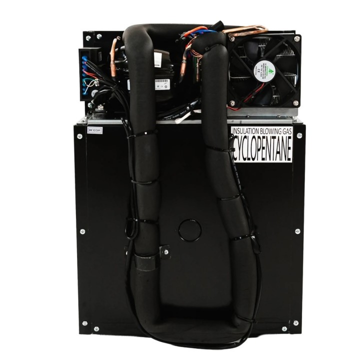 Yolco RL50M Black – lodówka do zabudowy 42,6 l, 12/24V